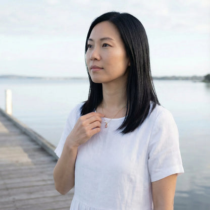 Améthyste Multicolore collier Argent doré 925