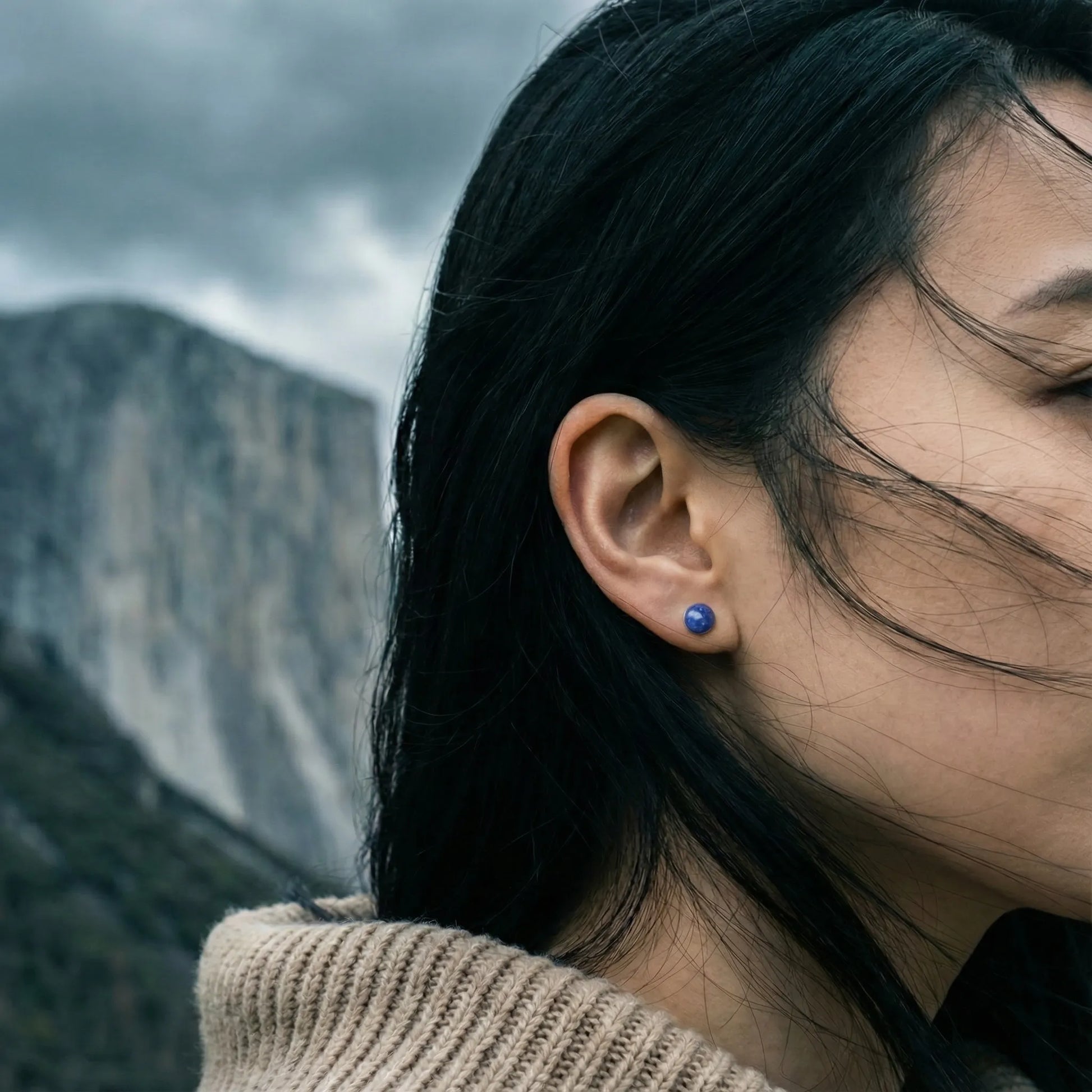 Bijou Lapis Lazuli Argent rhodié 925 rhodie