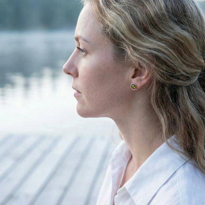 Bijou Ambre Argent rhodié 925 rhodie