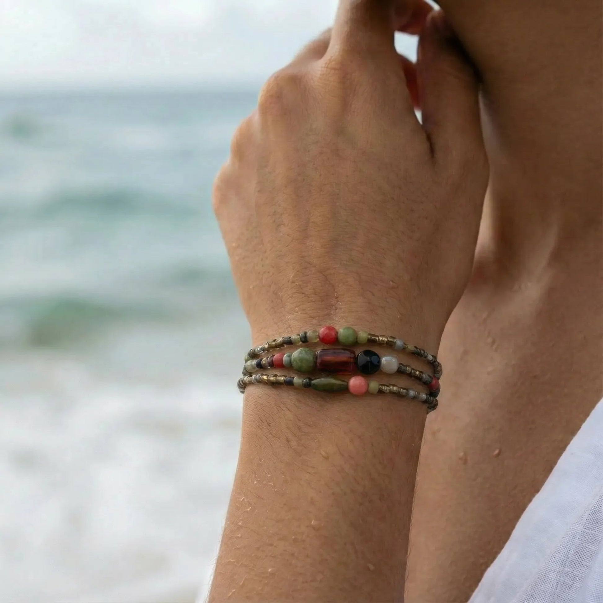 jade bracelet Pierres semi-précieuses