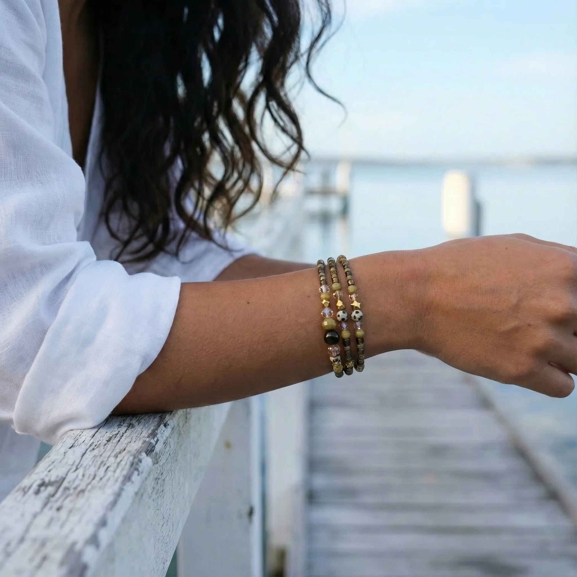 Bijou oeil de tigre Pierres semi-précieuses