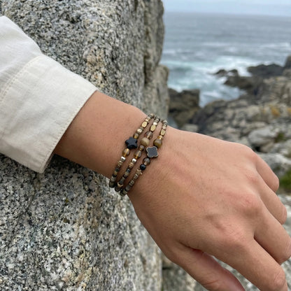 Bijou oeil de tigre Pierres semi-précieuses