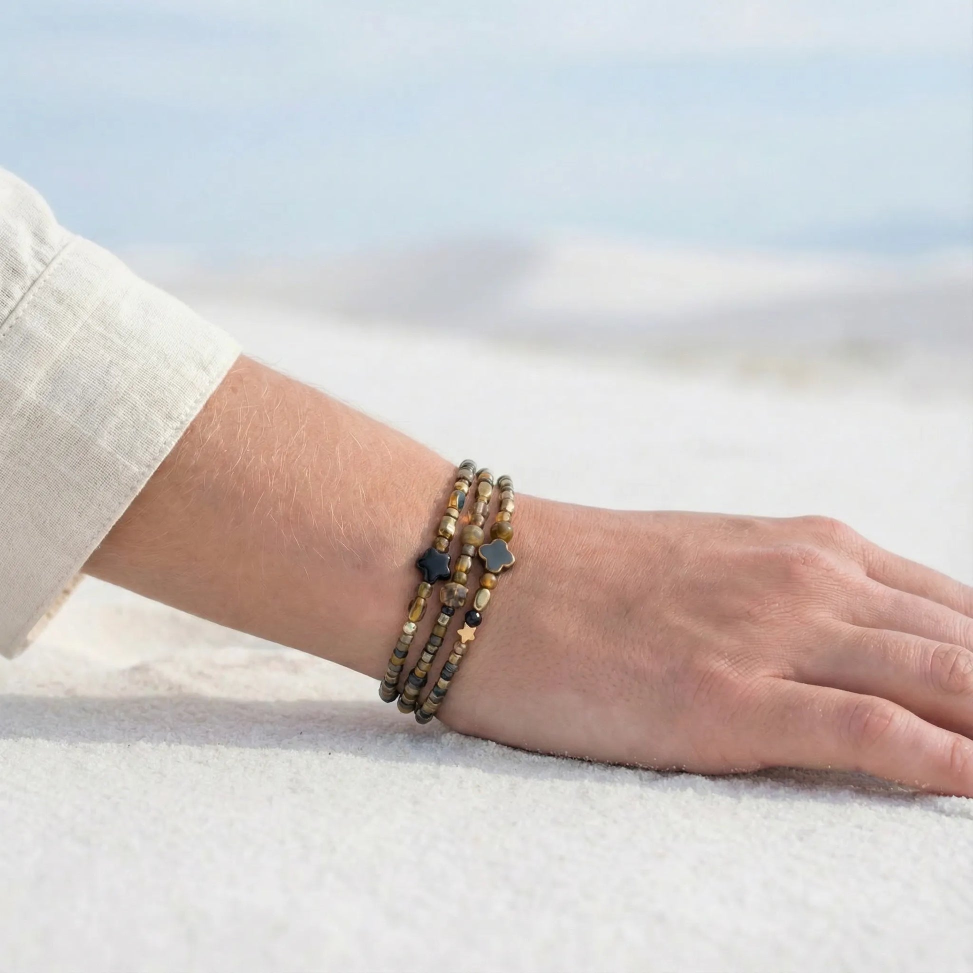 oeil de tigre bracelet Pierres semi-précieuses