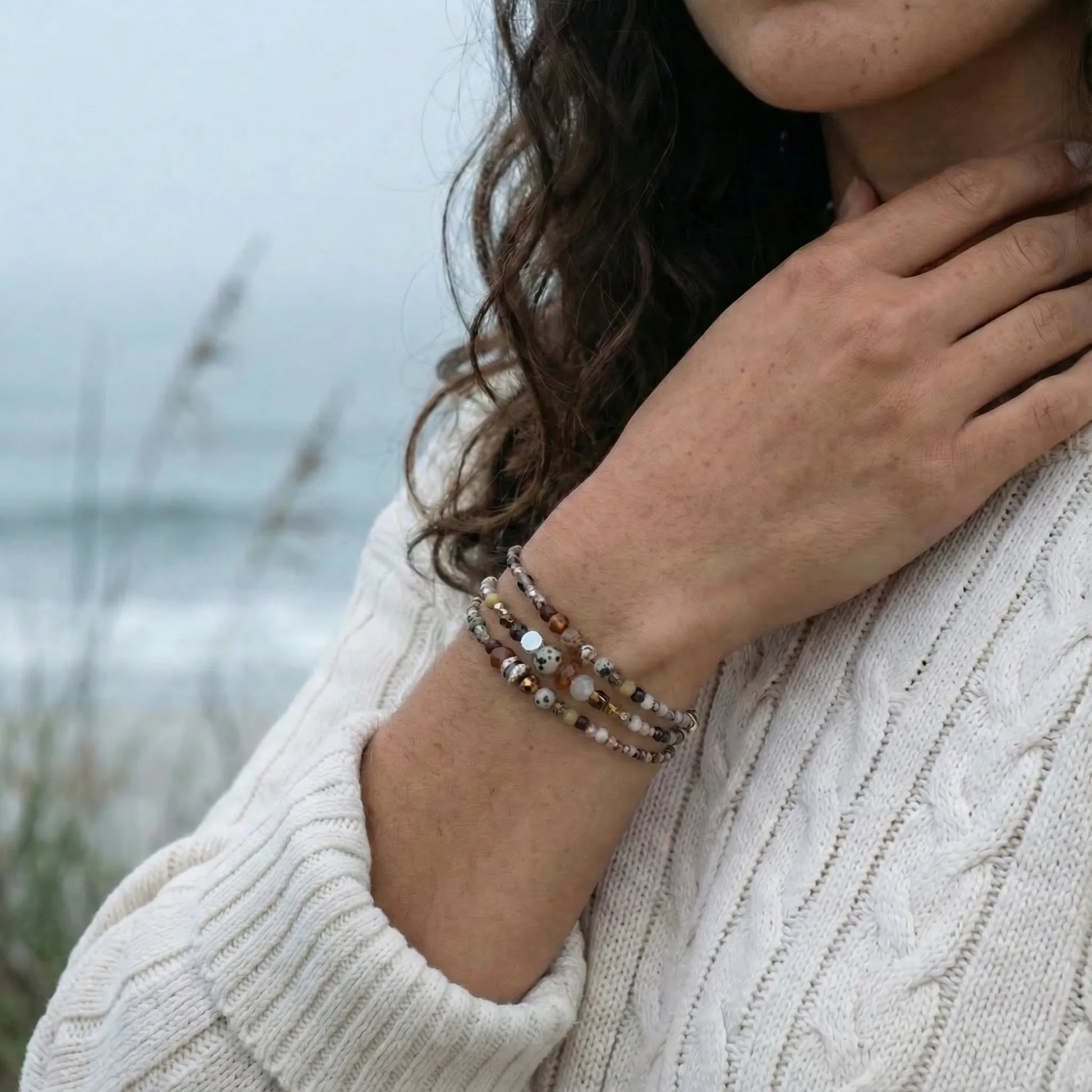 Bijou ambre Pierres semi-précieuses