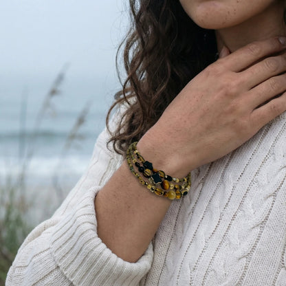 oeil de tigre bracelet Pierres semi-précieuses