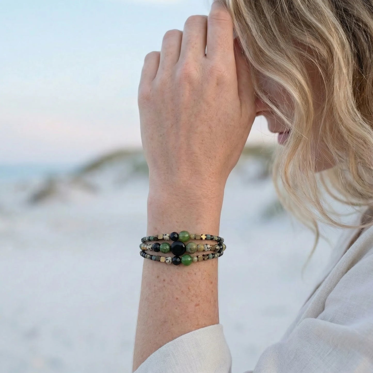 Bracelet Pierres semi-précieuses jade