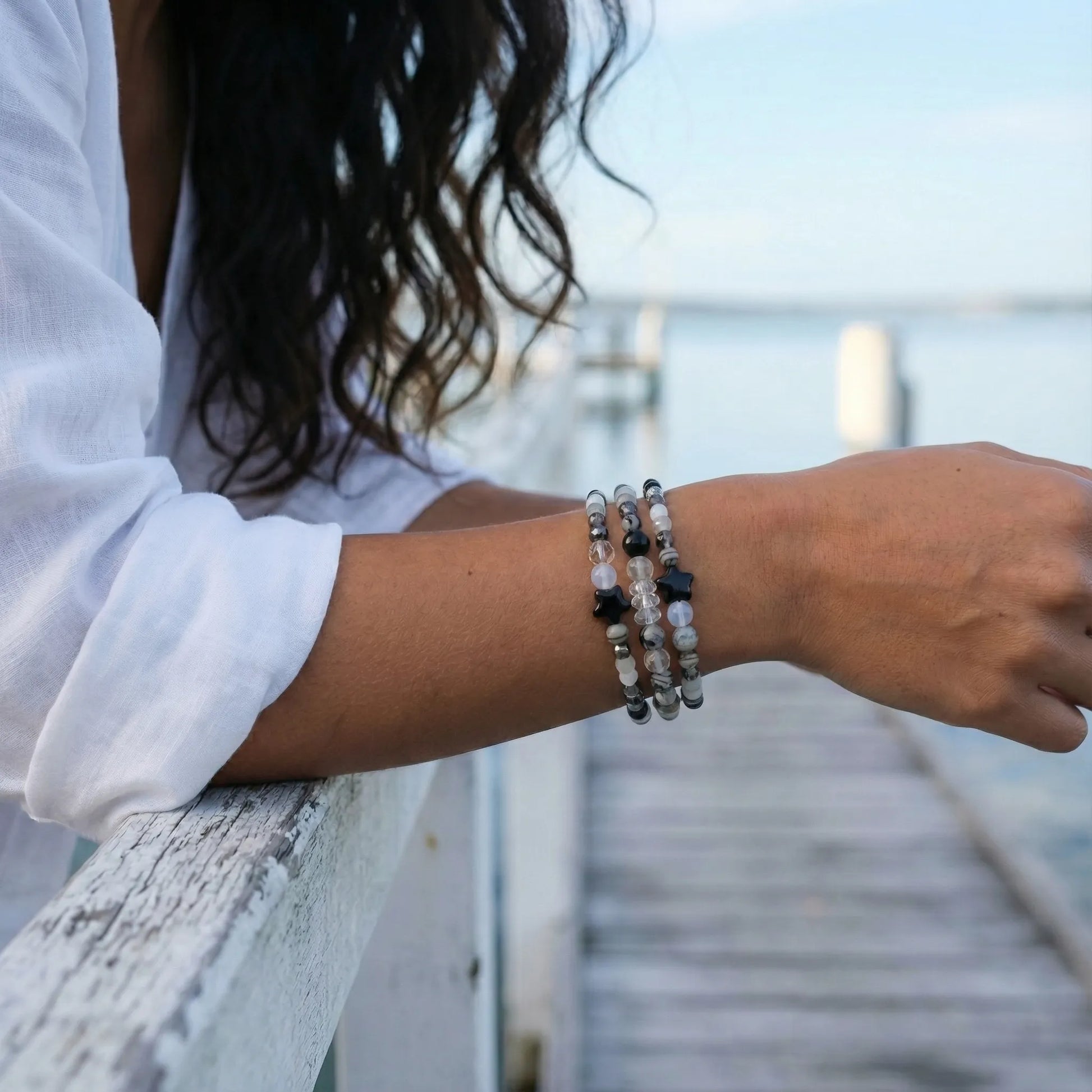 onyx bracelet Pierres semi-précieuses